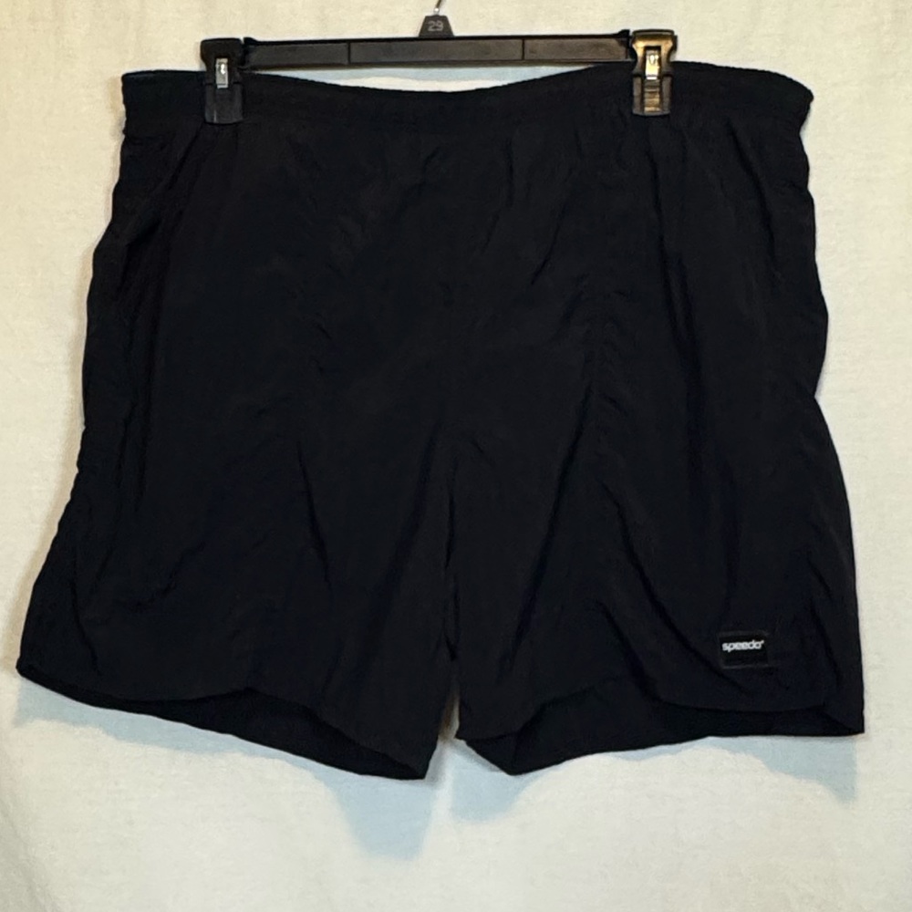 G-154 Men’s Speedo Dark Blue Mesh Lined Summer Swim Trunks Size XL